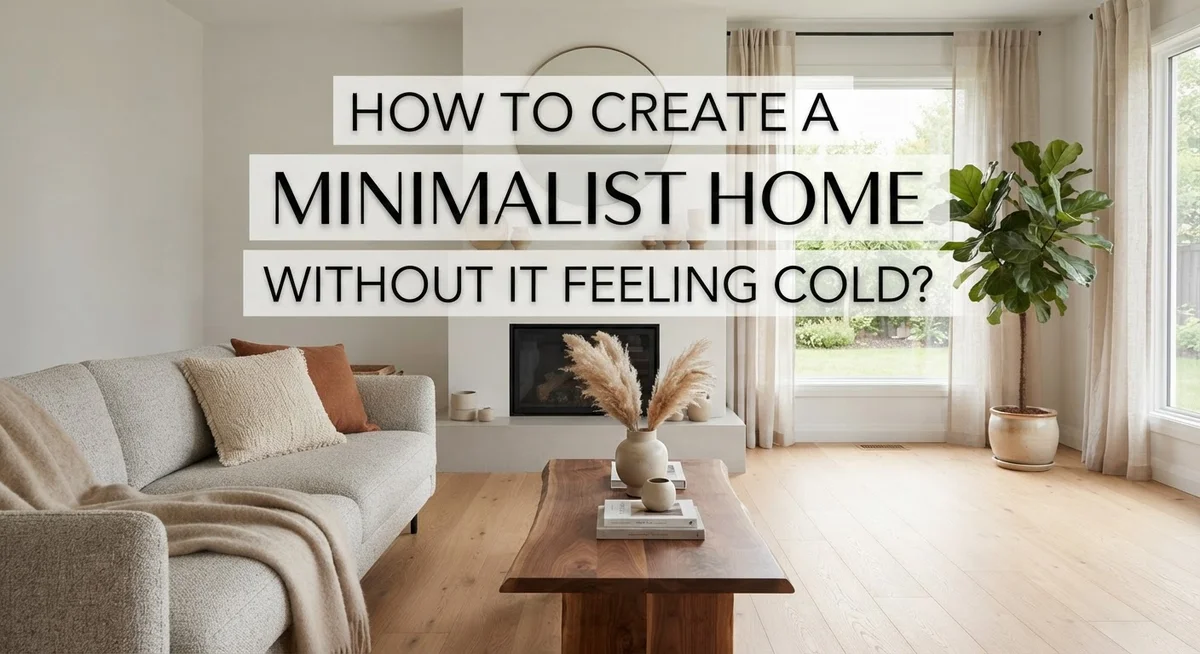 How to Create a Minimalist Home Without It Feeling Cold