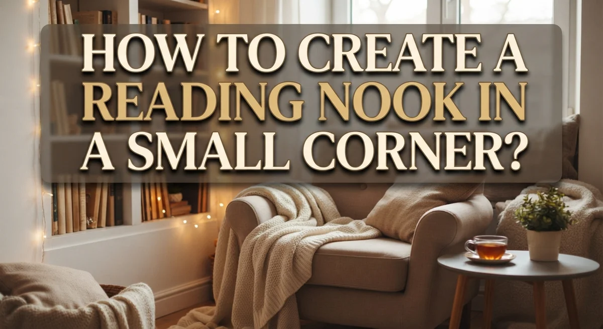 How to Create a Reading Nook in a Small Corner?