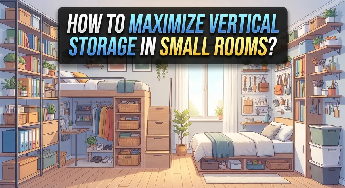 How to Maximize Vertical Storage in Small Rooms: A Complete Guide